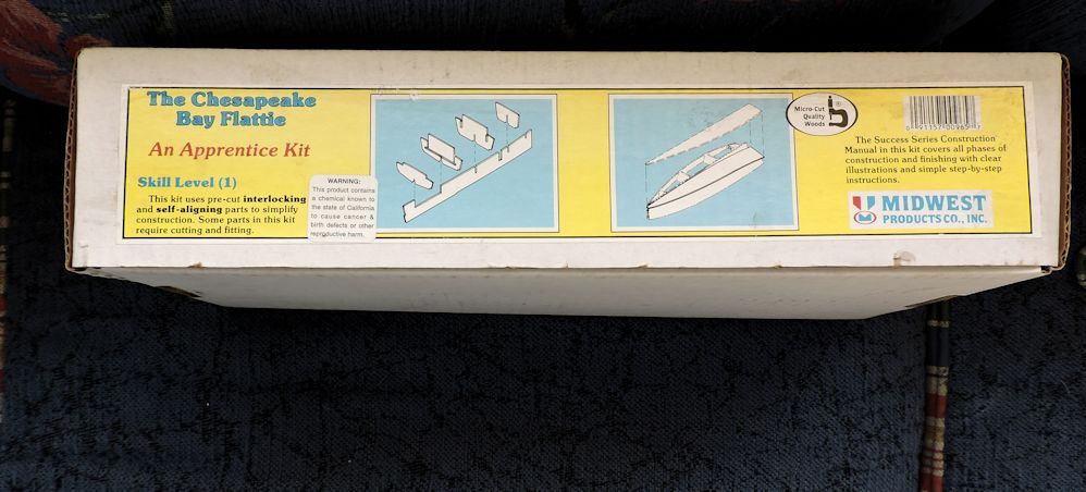 CHESAPEAKE BAY FLATTIE WOOD DISPLAY MODEL KIT by MIDWEST