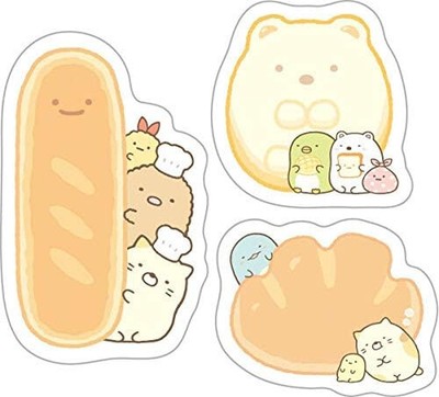 San-X Sumikkogurashi Die-Cut Sticky Notes 3.9×2.6in