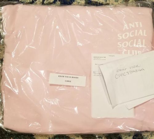 Geométrico Anti Social Social Club sudaderas de algodón para hombres