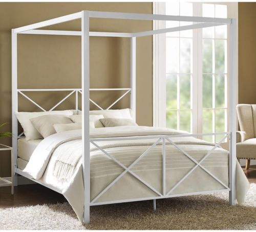 White Canopy Beds Frames