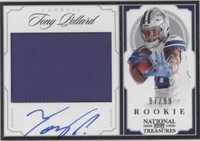 2019 Panini National Treasures Tony Pollard #CRS-TP