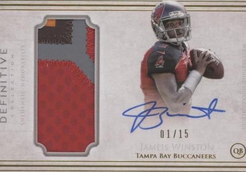 2015 Topps Definitive Collection Jameis Winston #DAP-JW