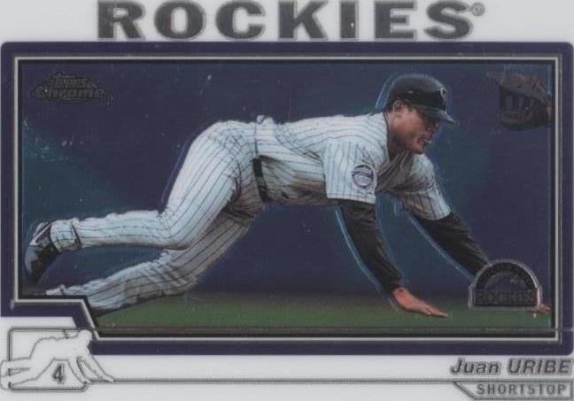 Topps 2004 cromado - Juan Uribe #87