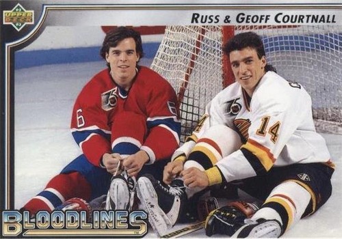 1992-93 Upper Deck - Geoff Courtnall Russ Courtnall #39