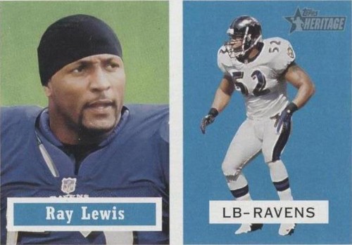 2002 Topps Heritage Ray Lewis #73