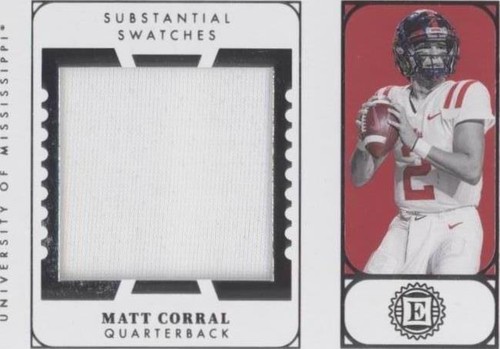 2022 Panini Chronicles Draft Picks Matt Corral #EN-MCO