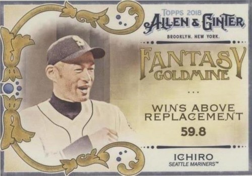 2018 Topps Allen & Ginter #189 Ichiro Seattle Mariners | eBay