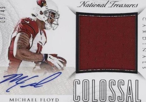 2015 Panini National Treasures Michael Floyd #COS-MF