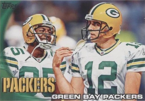 2010 Topps Aaron Rodgers Greg Jennings #378