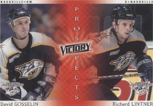 2000-01 Upper Deck Victory - David Gosselin Richard Lintner #269