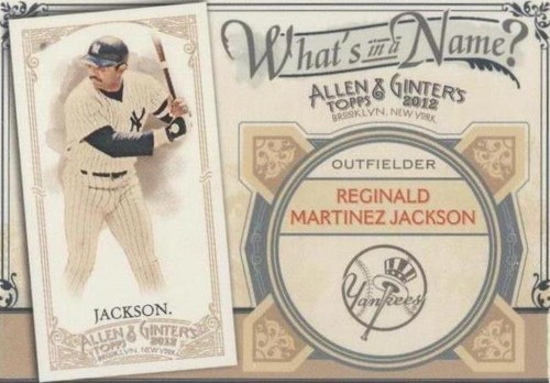 2012 Topps Allen & Ginter's - Reggie Jackson #WIN94