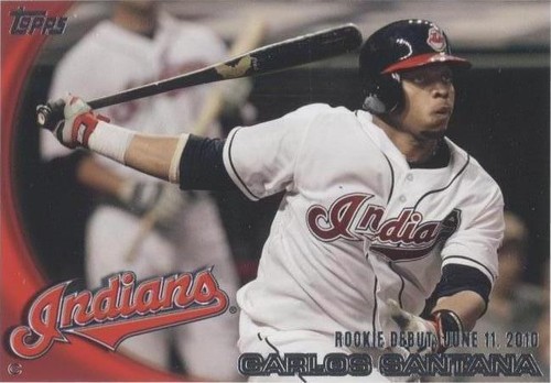 2010 Topps Update Series - Carlos Santana #US-307