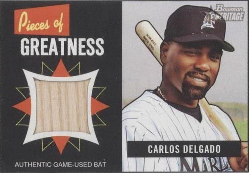 2005 Bowman Heritage - Carlos Delgado #PG-CD