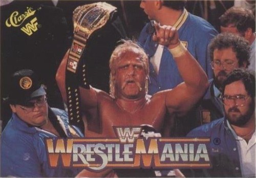 1990 Classic WWF The History of Wrestlemania - Hulk Hogan #11