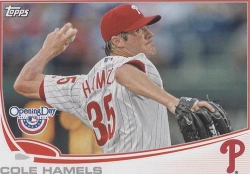 2013 Topps Opening Day - Cole Hamels #206