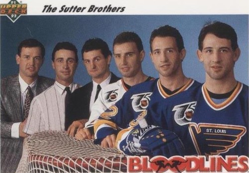 1991-92 Upper Deck - Brent Sutter Brian Sutter Darryl Sutter #645