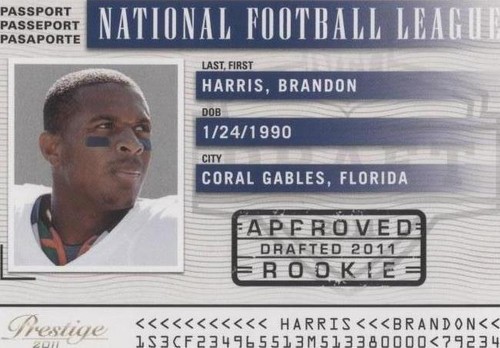 2011 Panini Prestige Brandon Harris #7