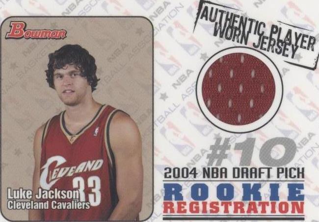 2004-05 Bowman Draft Picks & Prospects - Люк Джексон #ROR-LJ