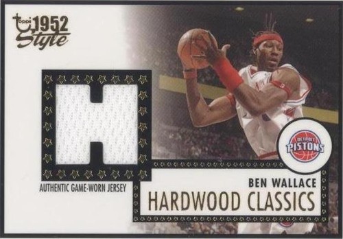 2005-06 Topps 1952 Style - Ben Wallace #HCR-BW