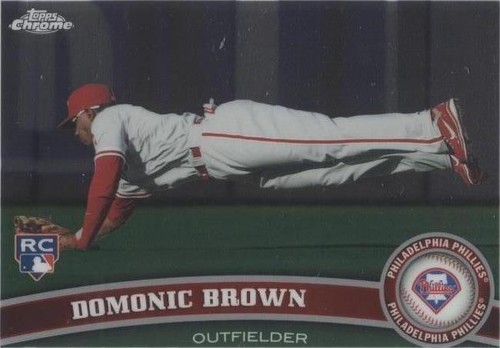 2011 Topps Chrome - Domonic Brown #186