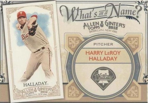 2012 Topps Allen & Ginter's - Roy Halladay #WIN38