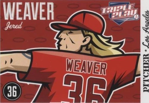 2012 Panini Triple Play - Jered Weaver #39