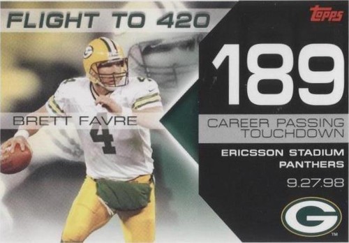 2007 Topps Brett Favre #BF-189