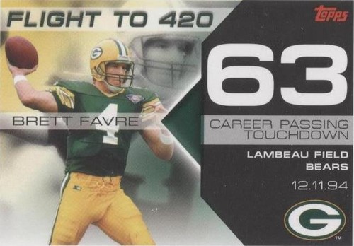 2007 Topps Brett Favre #BF-63