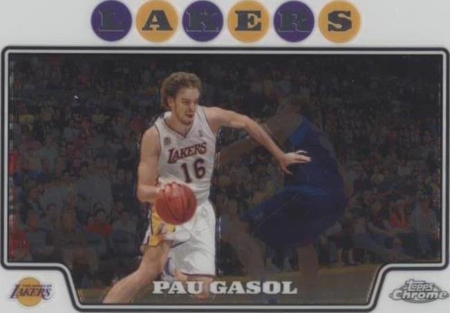 2008-09 Topps Chrome - Pau Gasol #16