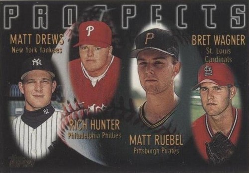 1996 Topps - Bret Wagner Matt Drews Matt Ruebel #430