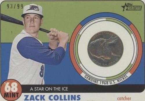 2017 Topps Heritage Minor League Edition - Zack Collins #68M-ZC