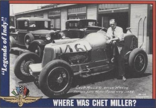 1991 Collegiate Collection Legends of Indy - Chet Miller #53