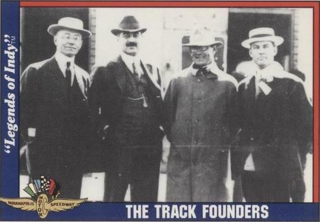 1991 Collegiate Collection Legends of Indy - Arthur Newby Carl Fisher Frank Wheeler #9