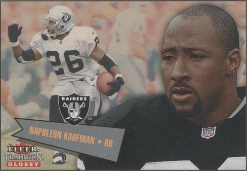 2001 Fleer Tradition Glossy Napoleon Kaufman #292