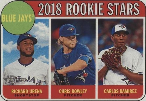 2018 Topps Heritage - Carlos Ramirez Chris Rowley Richard Urena #379