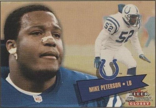 2001 Fleer Tradition Glossy Mike Peterson #60