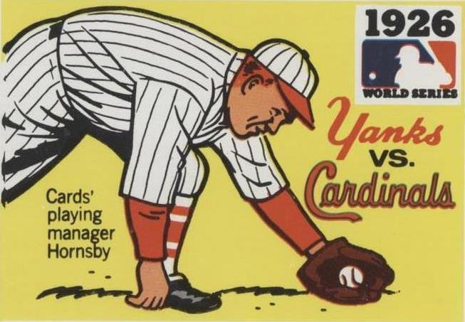 Fleer Laughlin World Series 1971 - Rogers Hornsby #24