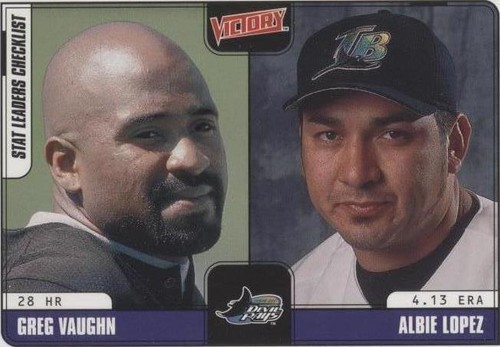 2001 Upper Deck Victory - Albie Lopez Greg Vaughn #72