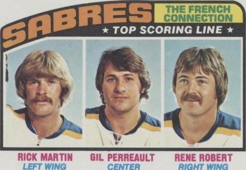 1976-77 Topps - Gilbert Perreault Rene Robert Rick Martin #214