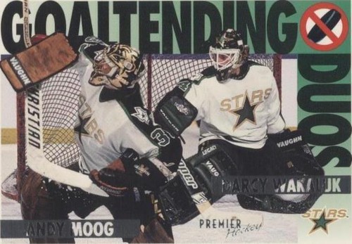 1994-95 Topps Premier - Andy Moog Darcy Wakaluk #81
