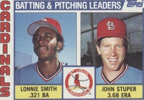 1984 Topps - John Stuper Lonnie Smith #186