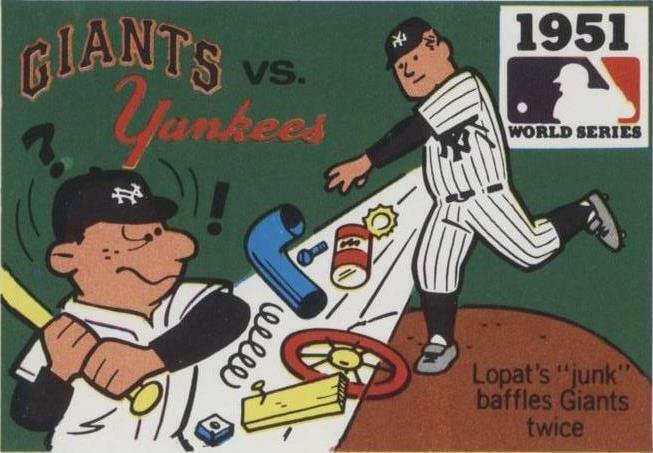 1971 Fleer Laughlin World Series - Eddie Lopat #49