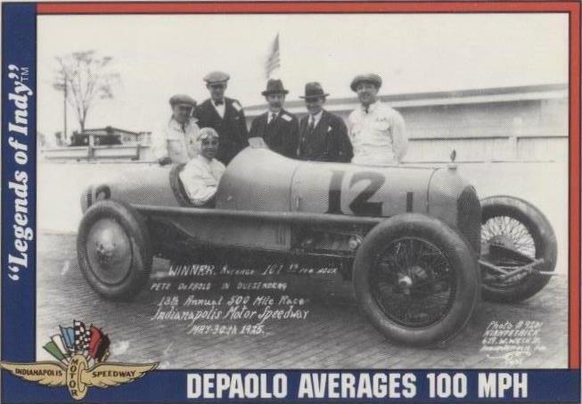 1991 Collegiate Collection Legends of Indy - Peter Depaolo #16