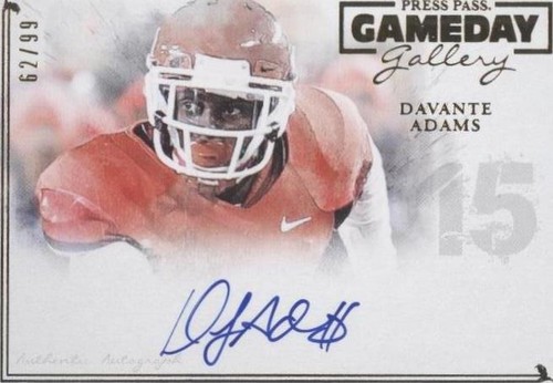 2014 Press Pass Gameday Gallery Davante Adams #GG-DA2