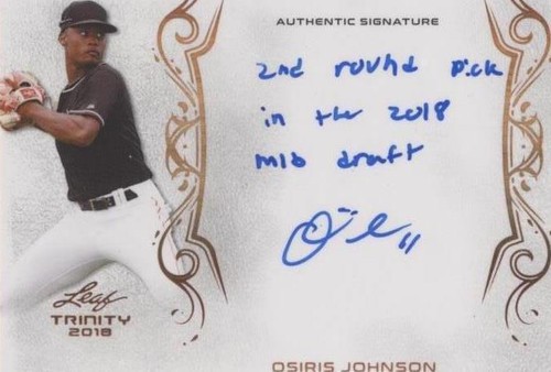 2018 Leaf Trinity - Osiris Johnson #A-OJ1