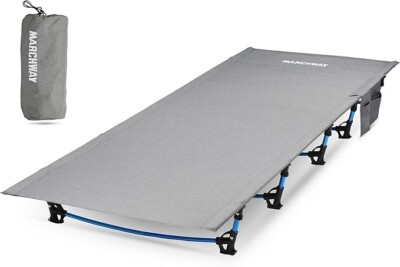 MARCHWAY Ultralight Folding Tent Camping Cot Bed Outdoor Travel Portable Compact