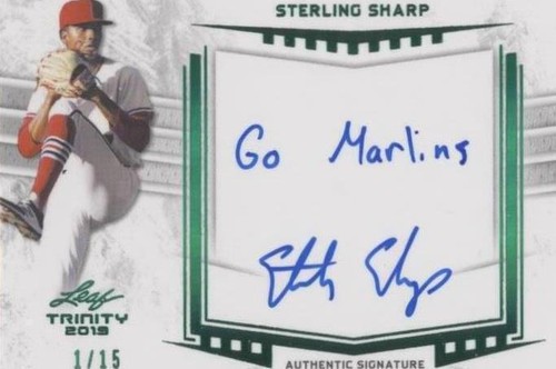 2019 Leaf Trinity - Sterling Sharp #A-SS2
