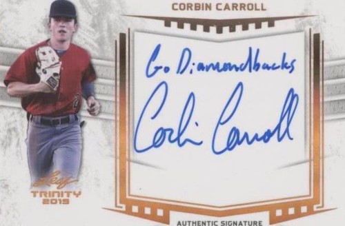 2019 Leaf Trinity - Corbin Carroll #A-CC1