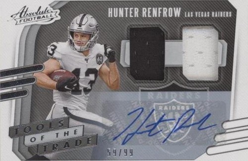 2020 Panini Absolute Hunter Renfrow #TTD-19