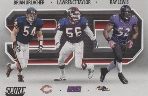 2021 Score Brian Urlacher Lawrence Taylor Ray Lewis #3D2